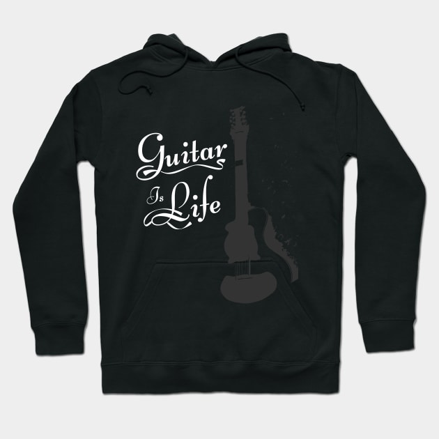 Guitar is life Hoodie by Degiab